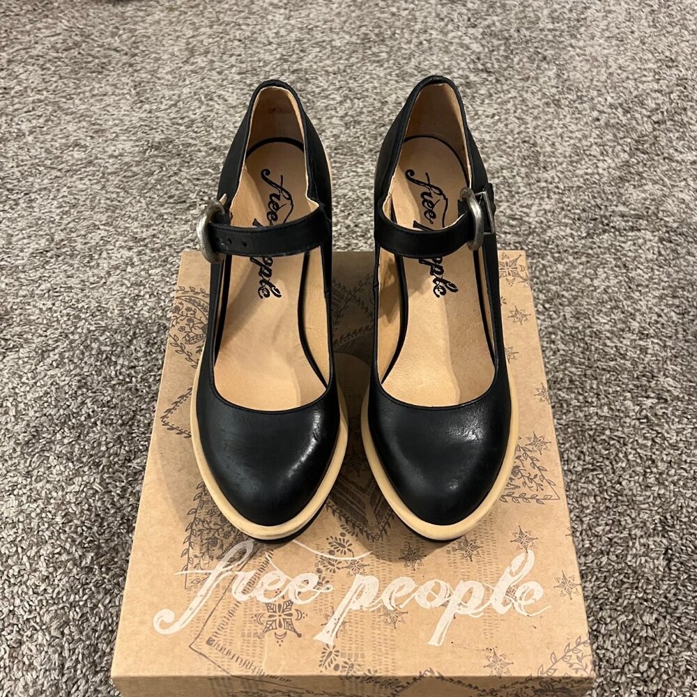 FREE PEOPLE MAGGIE PLATFORM MARY JANE - Picture 2 of 5